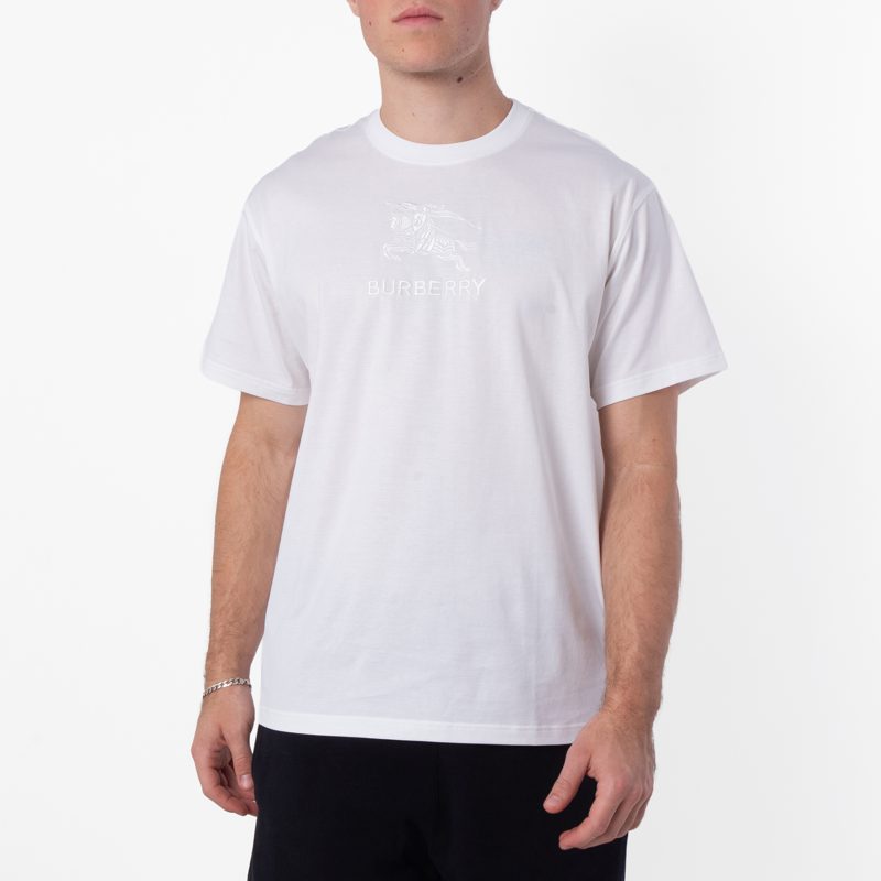 EKD Embroidered Cotton T-Shirt_White