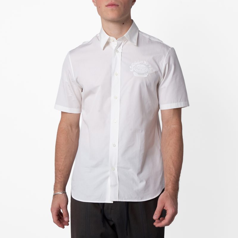 EKD Short-Sleeved Cotton Shirt_Salt