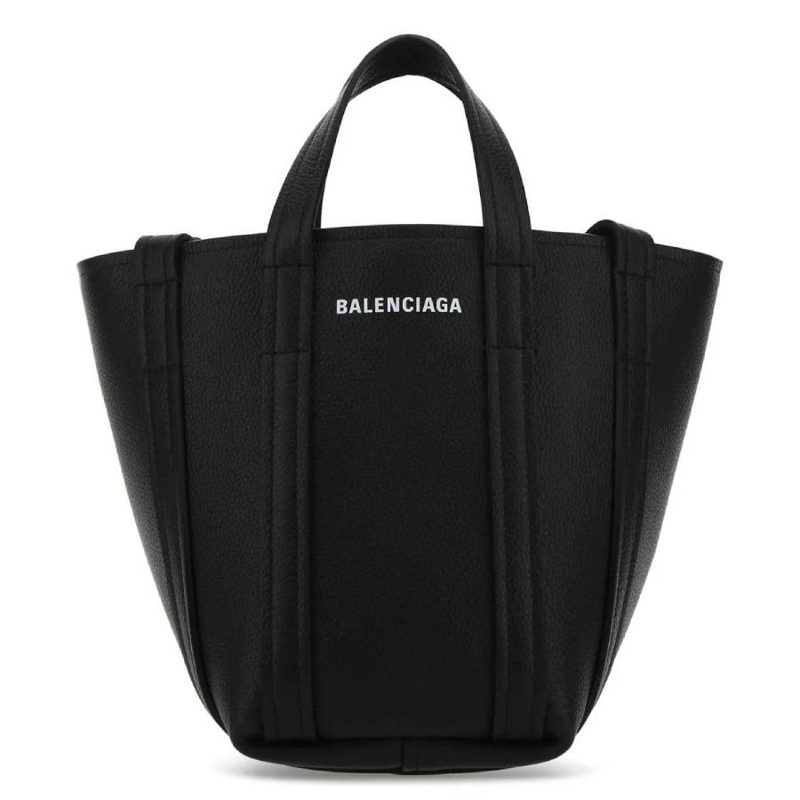 Everyday XS North-South Tote Bag_Black/ L White