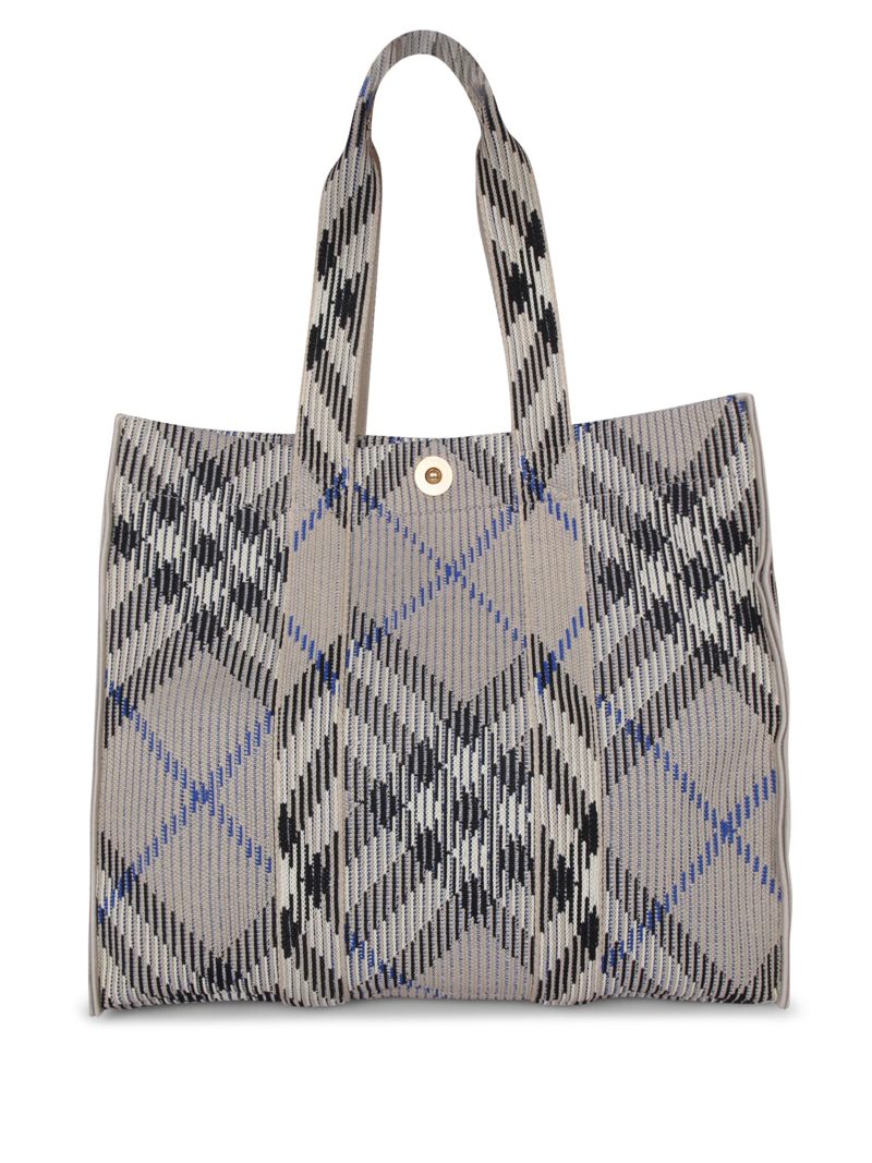 Med Check Lichen Beige Tote Bag