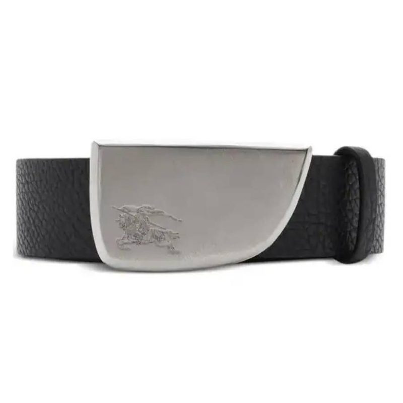 Shield Buckle Leather Belt