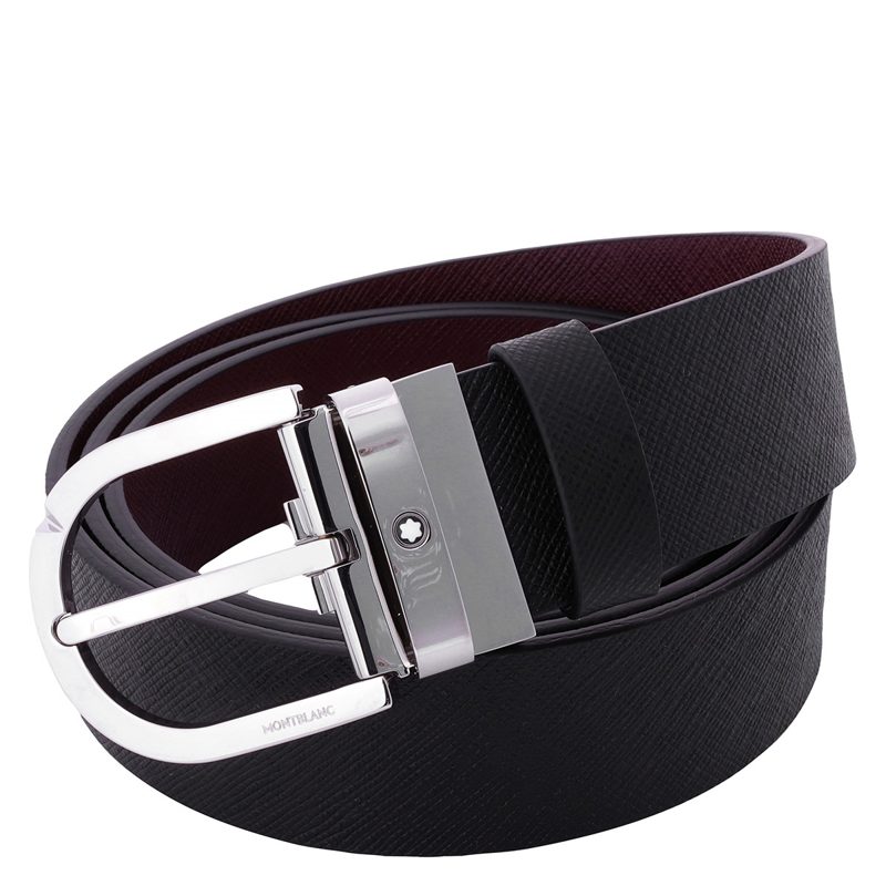 Montblanc Horseshoe Buckle 35 Reversible Leather Belt