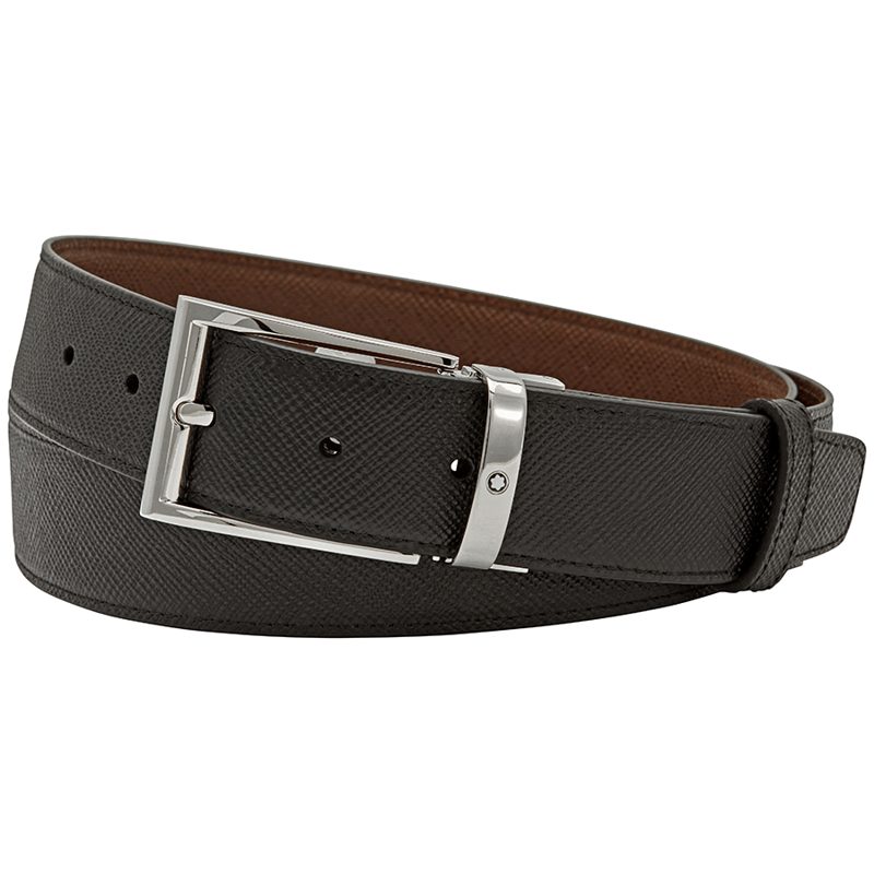 Montblanc Reversible Cut-to-Size Business Belt- Black/Brown