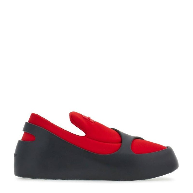 Logo-Patch Panelled Sneakers