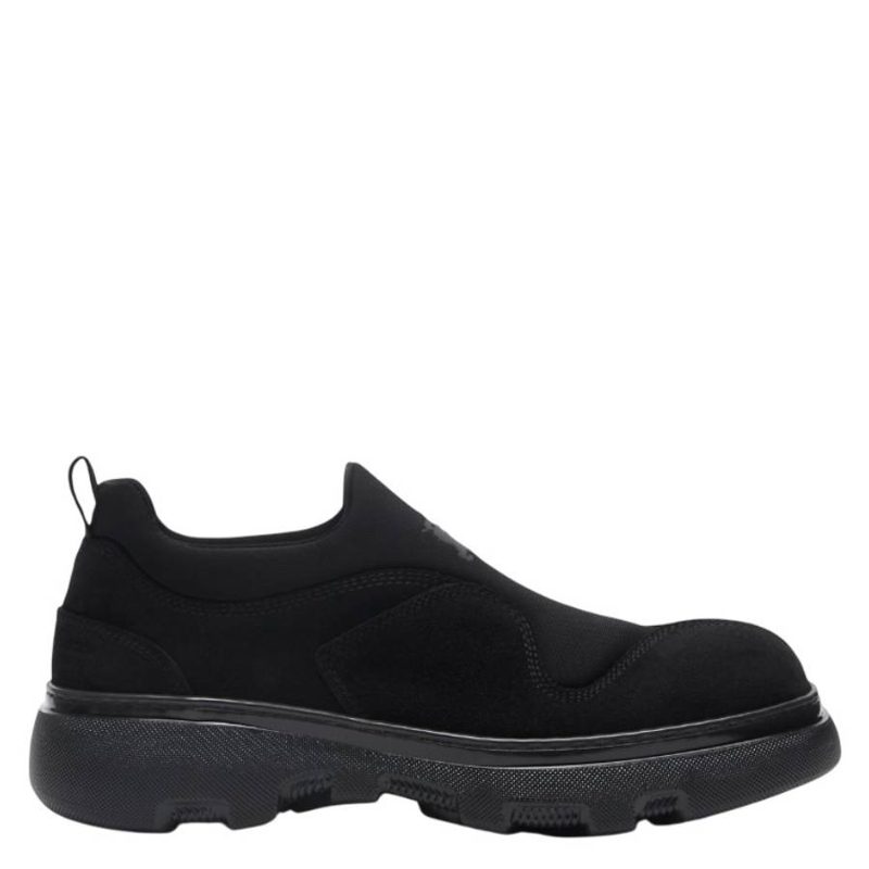 Suede Foam Slip-On Sneakers