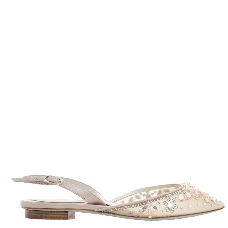 Rene Caovilla Cinderella Slingback Flats