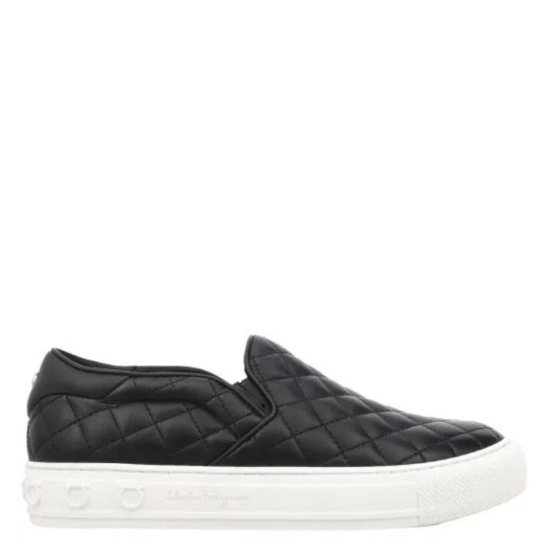 Borg Leather Slip-On Sneakers