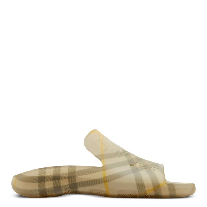 Open Box - Equestrian Knight Stingray Check-Pattern Slides