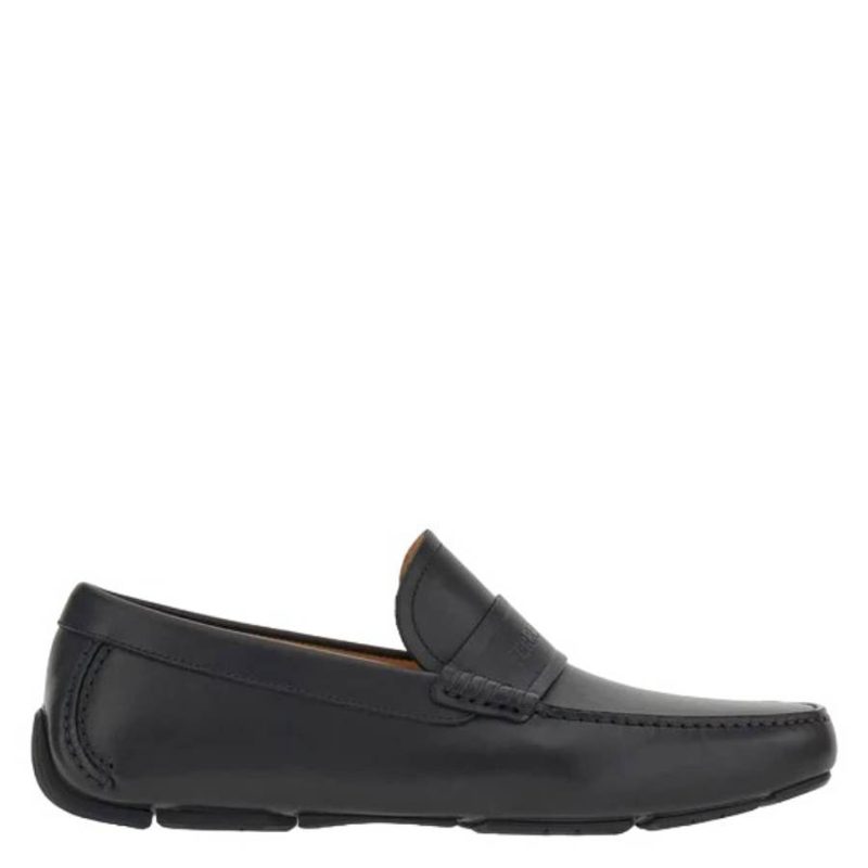 Mens Black Felix Driver Loafers