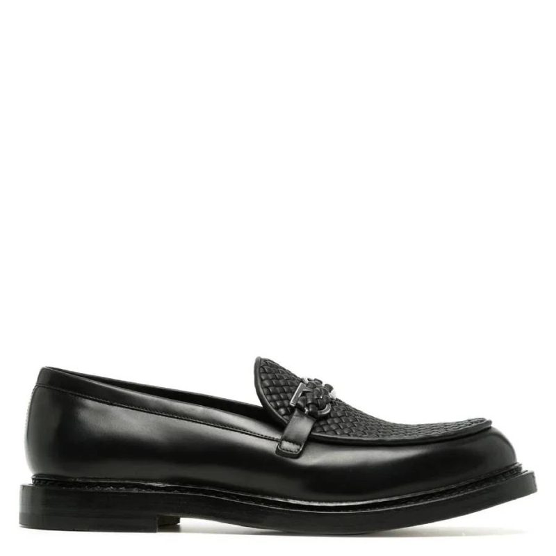 Montreal Gancini Leather Loafers