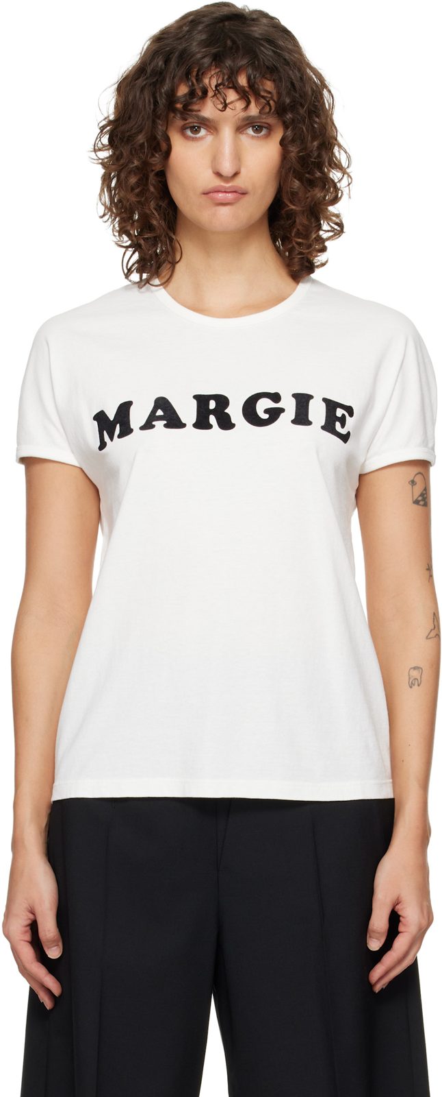 오프화이트 Margie T-Shirt 261188F110031