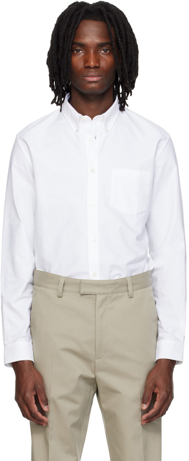 White New Greg Shirt 261252M192061