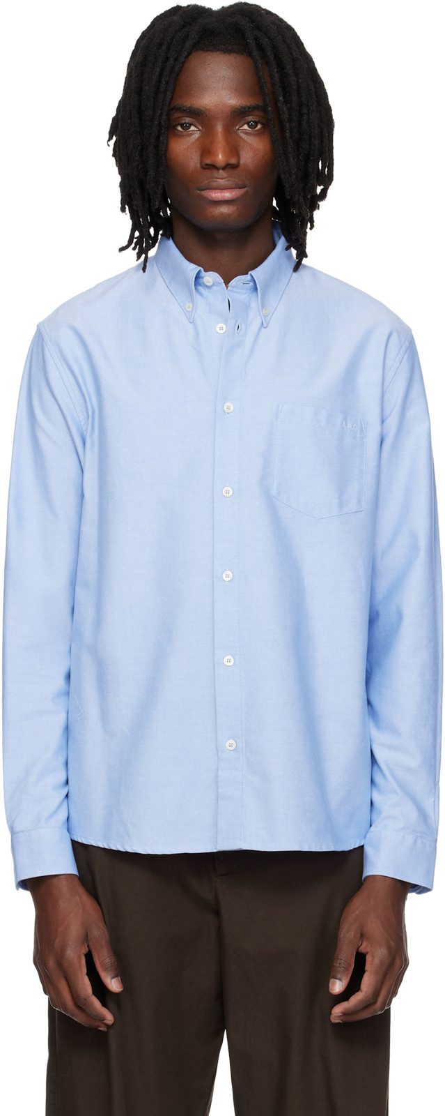 Blue New Greg Shirt 261252M192060