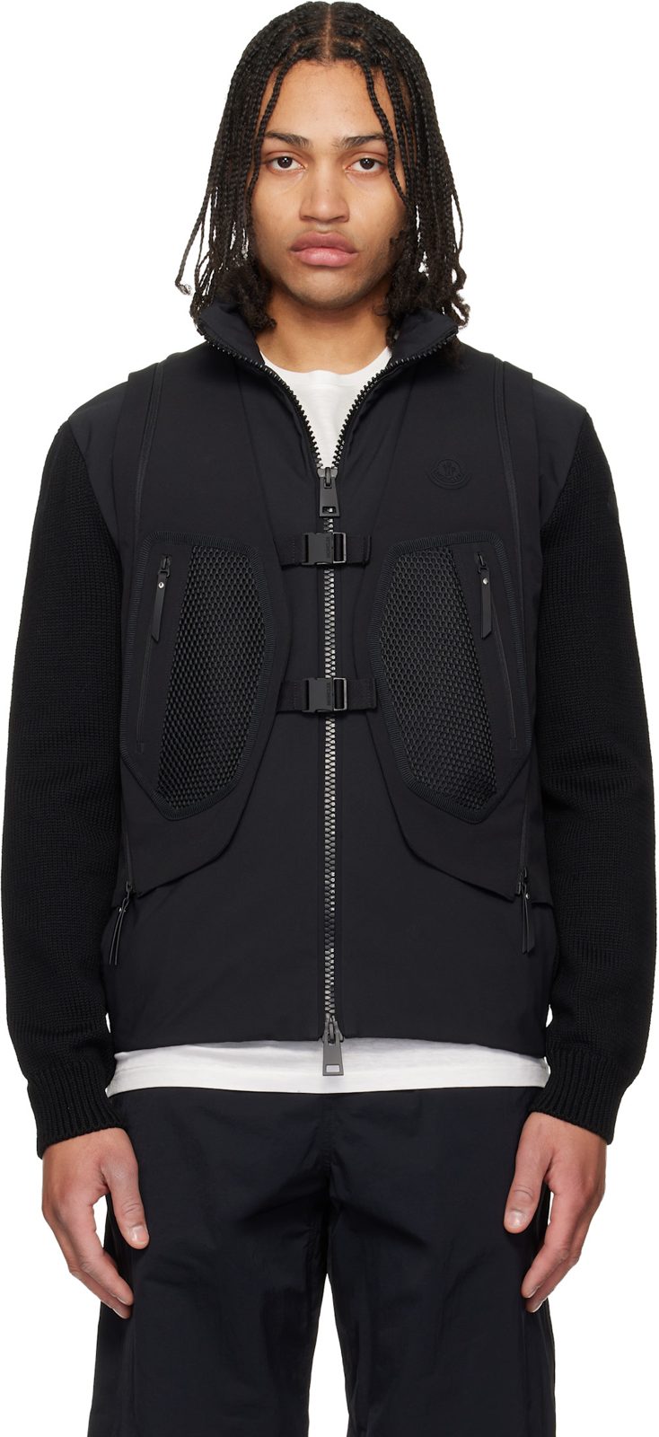 Black Matt Spica 2-in-1 Vest 261111M185000