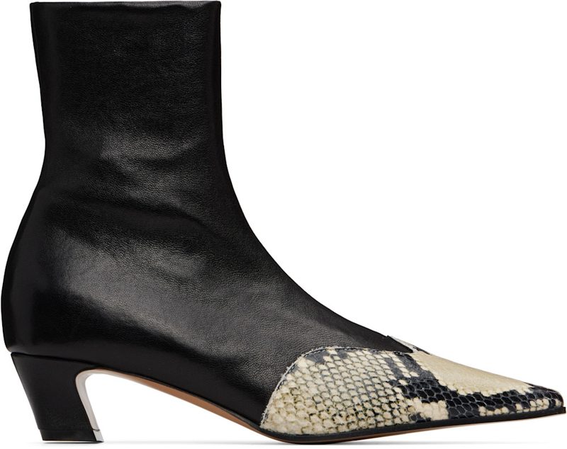 Black Nevada Stretch Low Boots 261914F113010