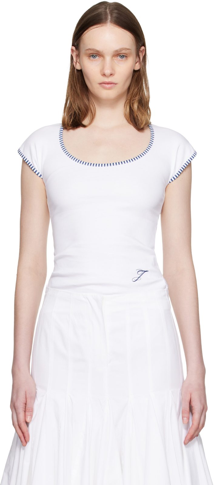 White The Espiral T-shirt 262553F110001