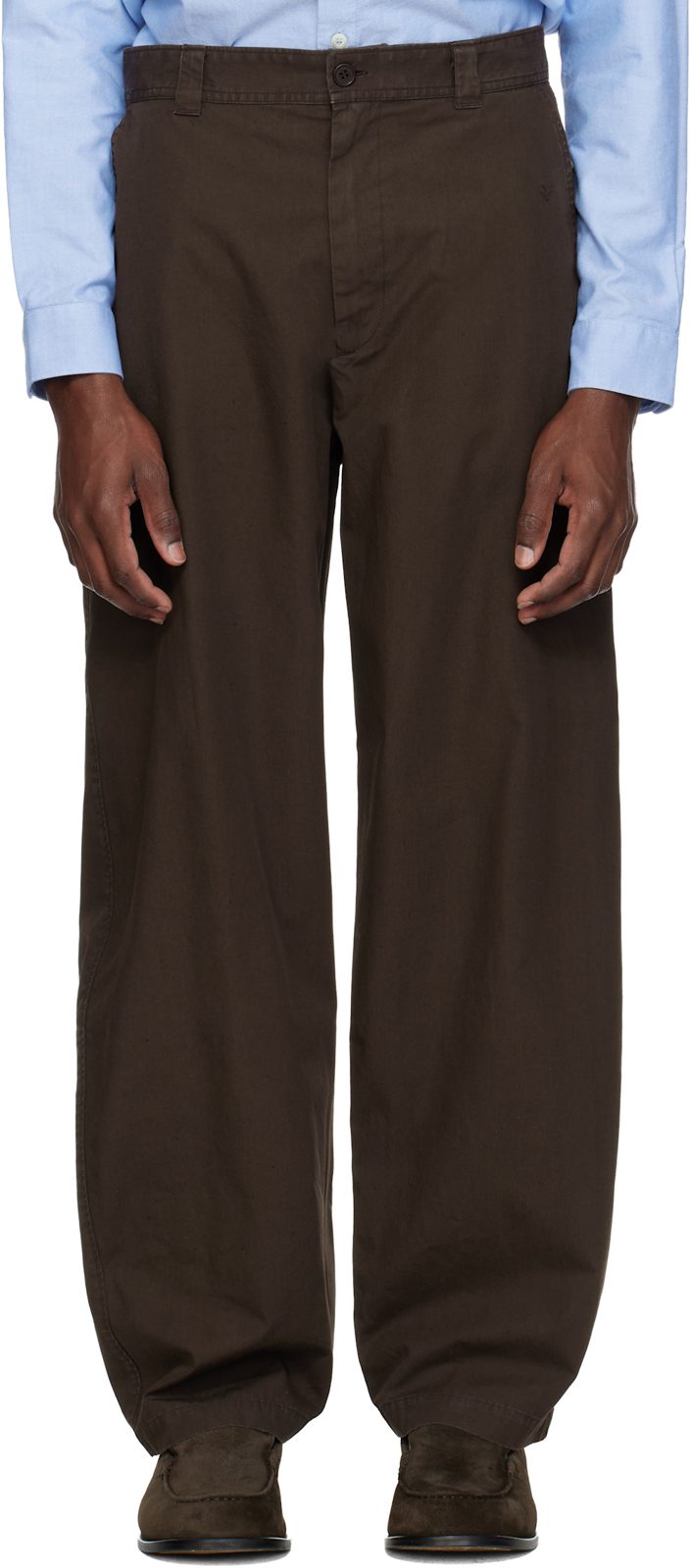 Brown Dan Chino Trousers 261252M191022