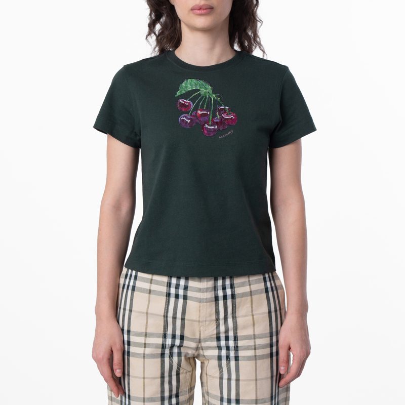 Crystal-Embellished Cherry Cotton T-Shirt_Fir