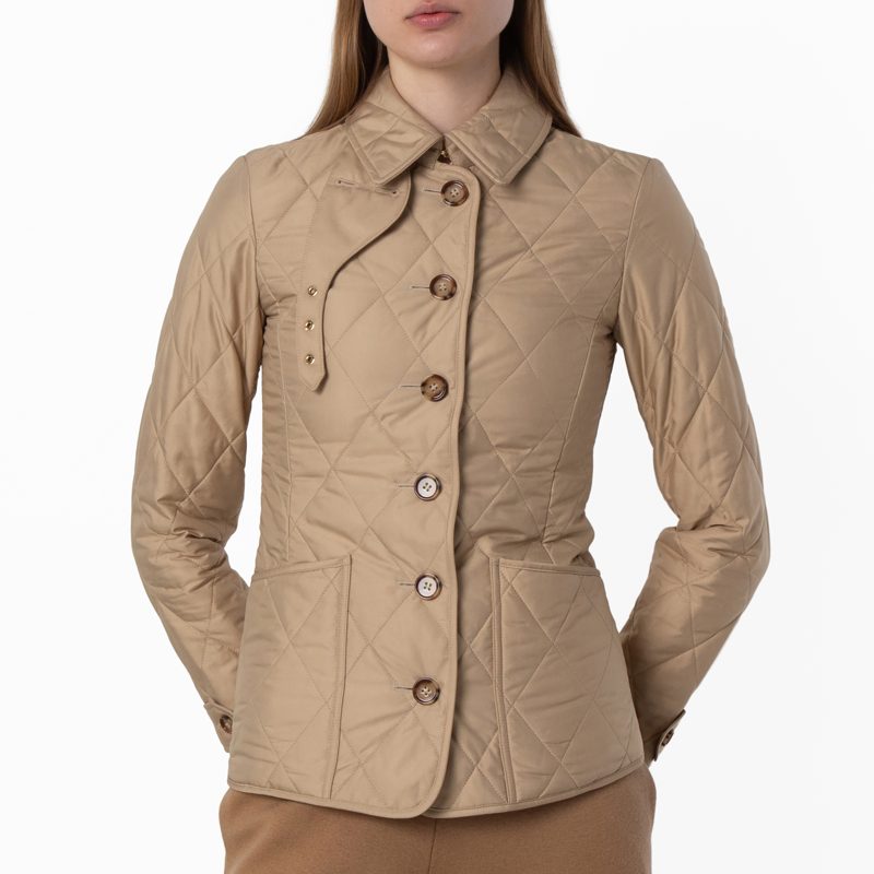 Womens Diamond Quilted Thermoregulated Jacket_New Chino