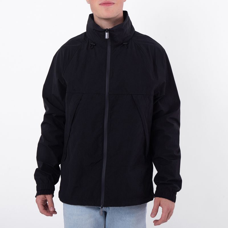 EKD Hooded Drawstring Jacket_Black