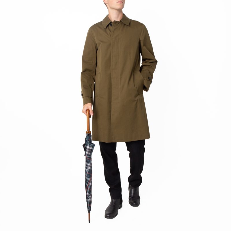 Cotton Gabardine Car Coat_Furrow