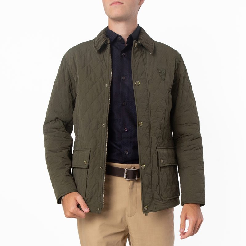 Quilted Nylon Barn Jacket_Loch / Linden Ip Check