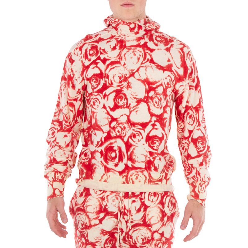 Rose Wool Hoodie_Pillar Ip Pattern