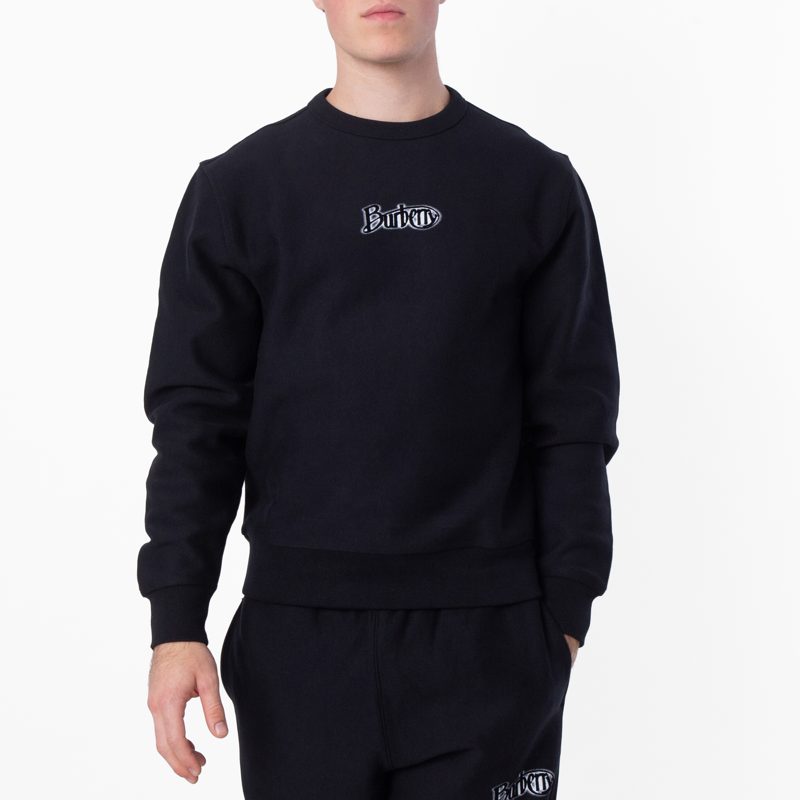 Logo Cotton Blend Sweatshirt_Coal