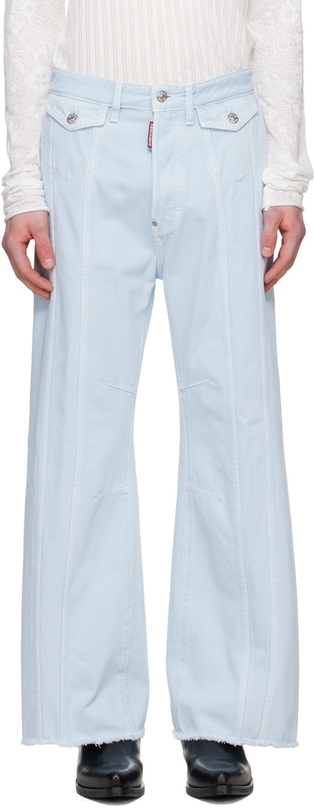 Blue Powder Wash Eros Jeans 261148M186040