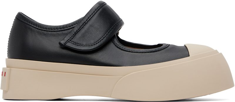 Marni Black Pablo Mary Jane Loafers 261379F118004