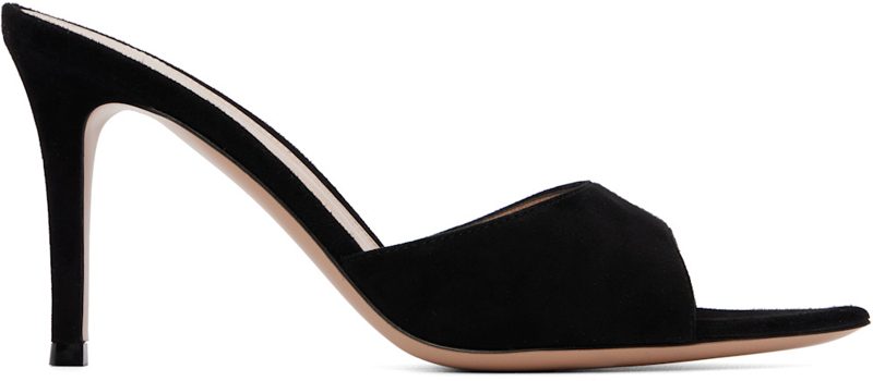 Black Elle 85 Heeled Sandals 262090F125005
