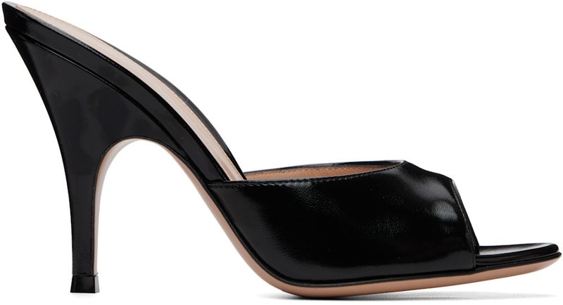 Black Sofia Mule 95 Heeled Sandals 262090F125007