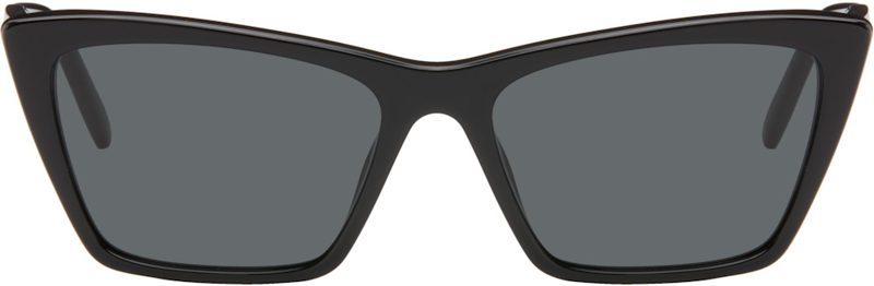 Black SL 737 Mica Thin Sunglasses 261418F005038