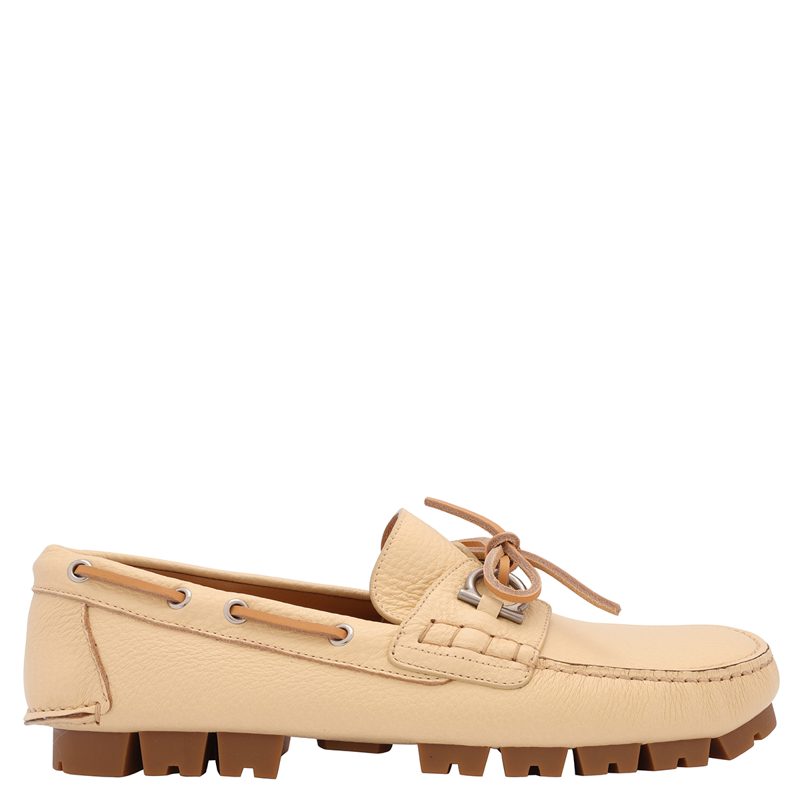 Mens Giosue Gancini Leather Sailor Moccasin