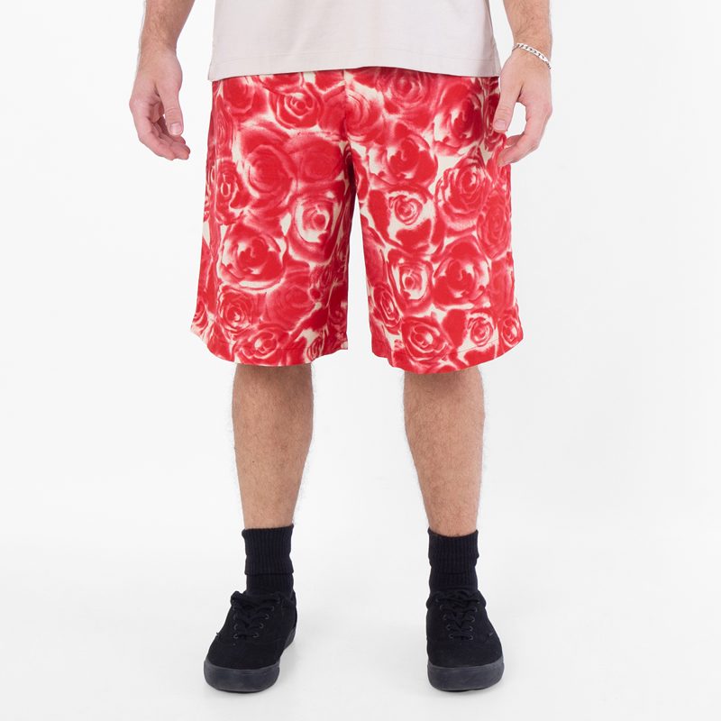 Rose Viscose Shorts