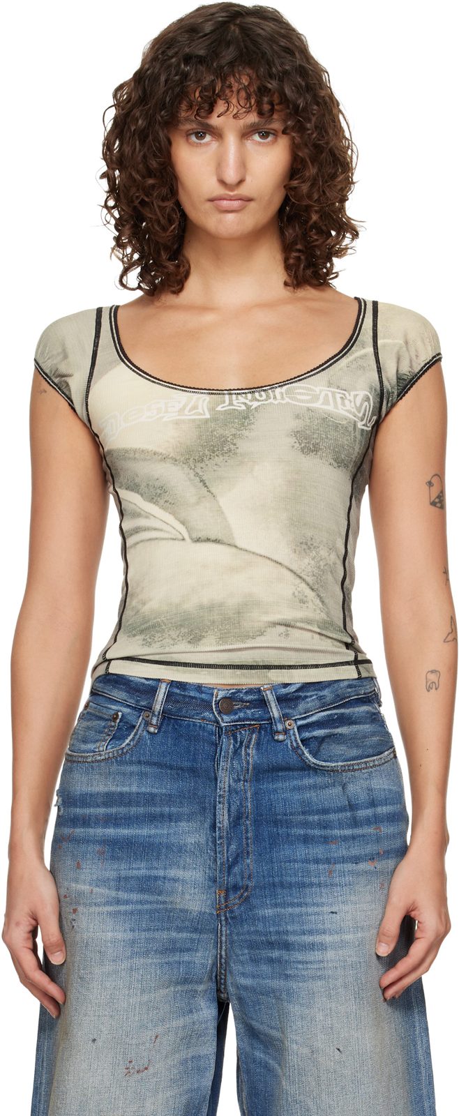 Gray T-Icaty T-shirt 261001F110008