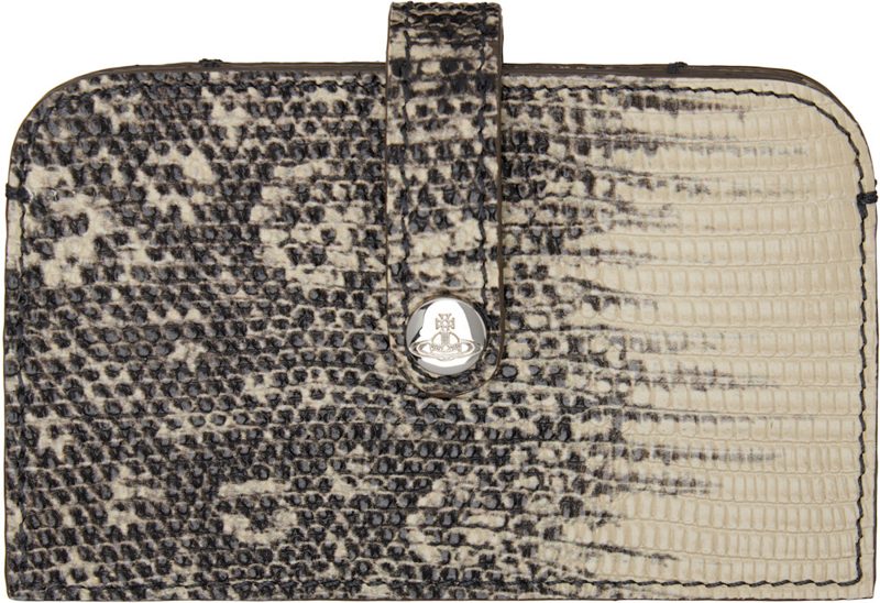 Gray & [오프화이트] Accordion Card Holder 261314M163062