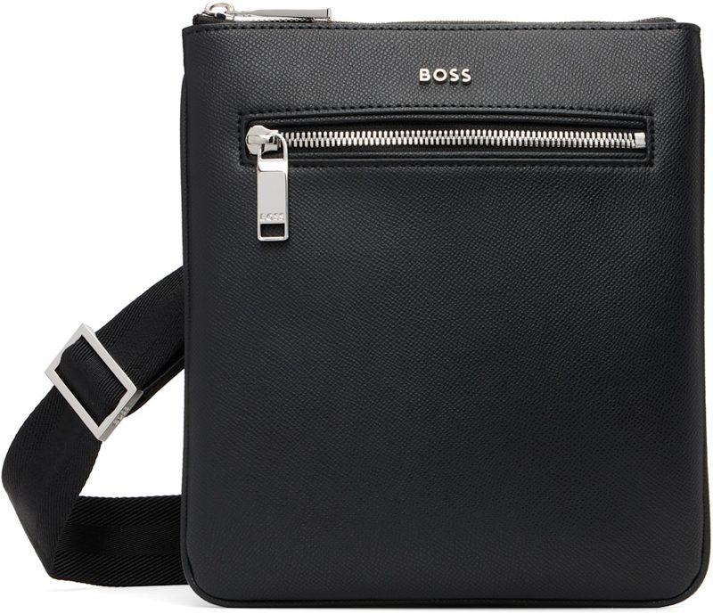 Black Leather Shoulder Bag 261085M171007