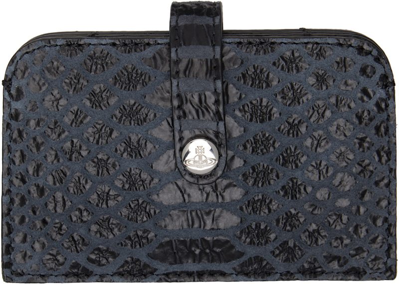 Gray Accordion Card Holder 261314M163117