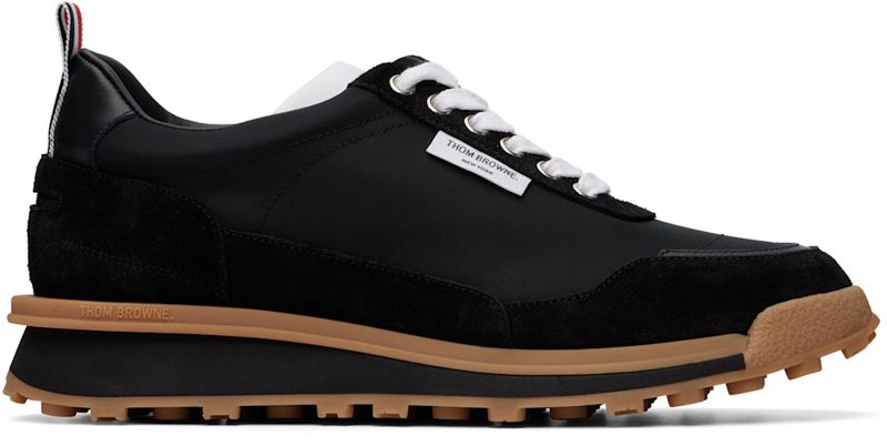 Black Tech Nylon Alumni Sneakers 262381M237000
