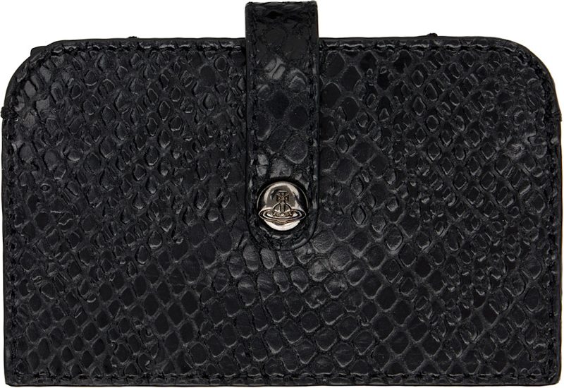 Black Accordion Card Holder 261314M163059