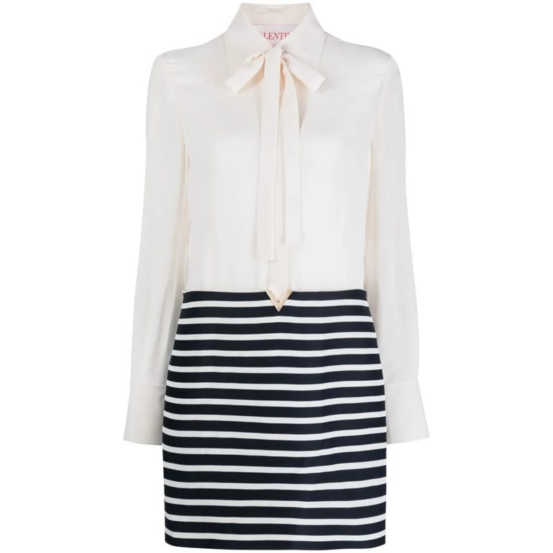 Garavani Garavani Shirt Mini Dress_White