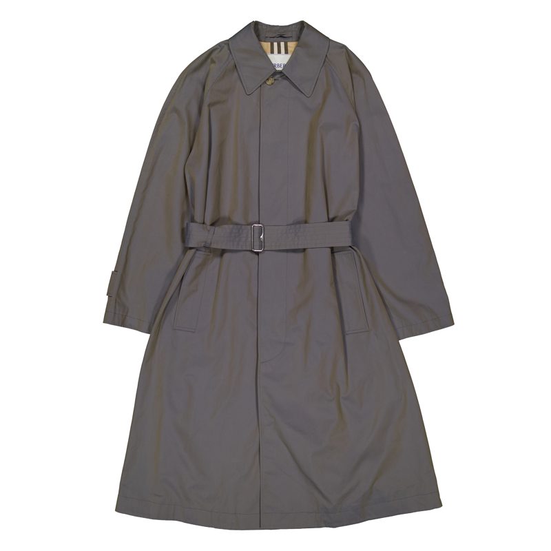 Single-Breasted Cotton Car Coat_Iron