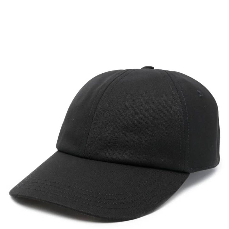 Check Lined Baseball Cap_Black