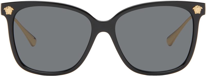 Black Medusa Wide Sunglasses 262404F005017