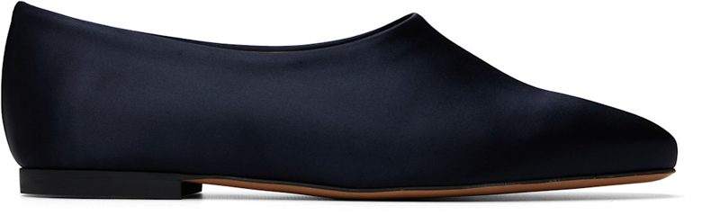 Navy Prince Ballerina Flats 262249F118002