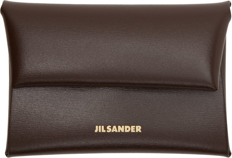 Brown Folded Coin Pouch 262249F038001