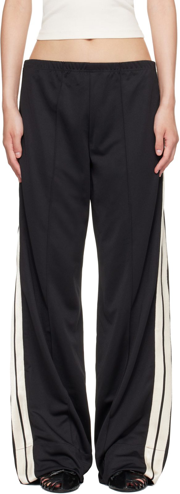 Black Classic Logo Loose Track Pants 261695F086002