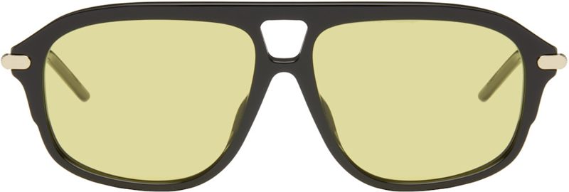 Black GV One Aviator Sunglasses 262278F005016