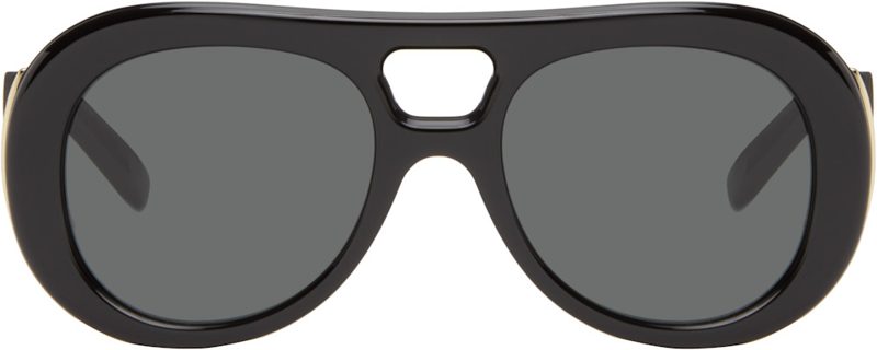Black Mask Aviator Sunglasses 262278F005012